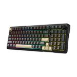 Teclado mecánico inalámbrico Redragon K742 RGB con switches marrones