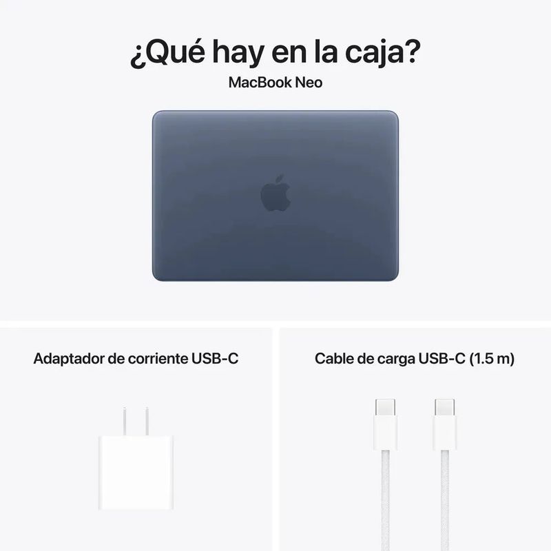 Apple MacBook Neo 13” A18 Pro (8/256GB SSD) Azul Indigo