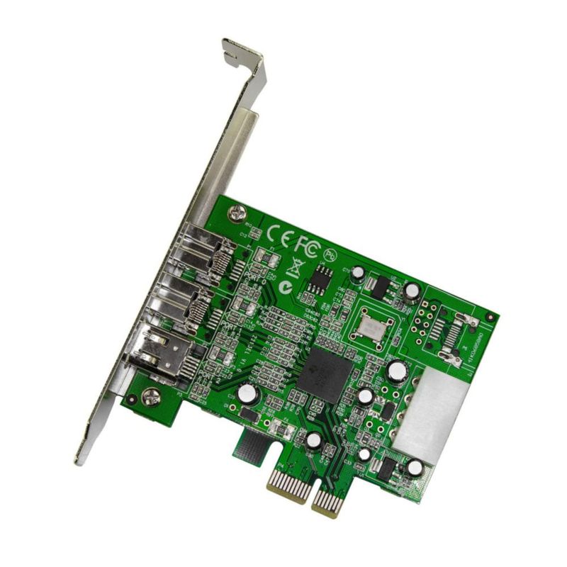 Adaptador de tarjetas FireWire StarTech.com 3 puertos 2b 1a 1394 PCIe