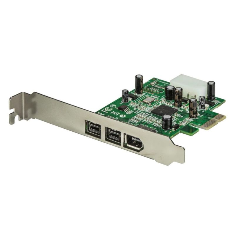 Adaptador de tarjetas FireWire StarTech.com 3 puertos 2b 1a 1394 PCIe