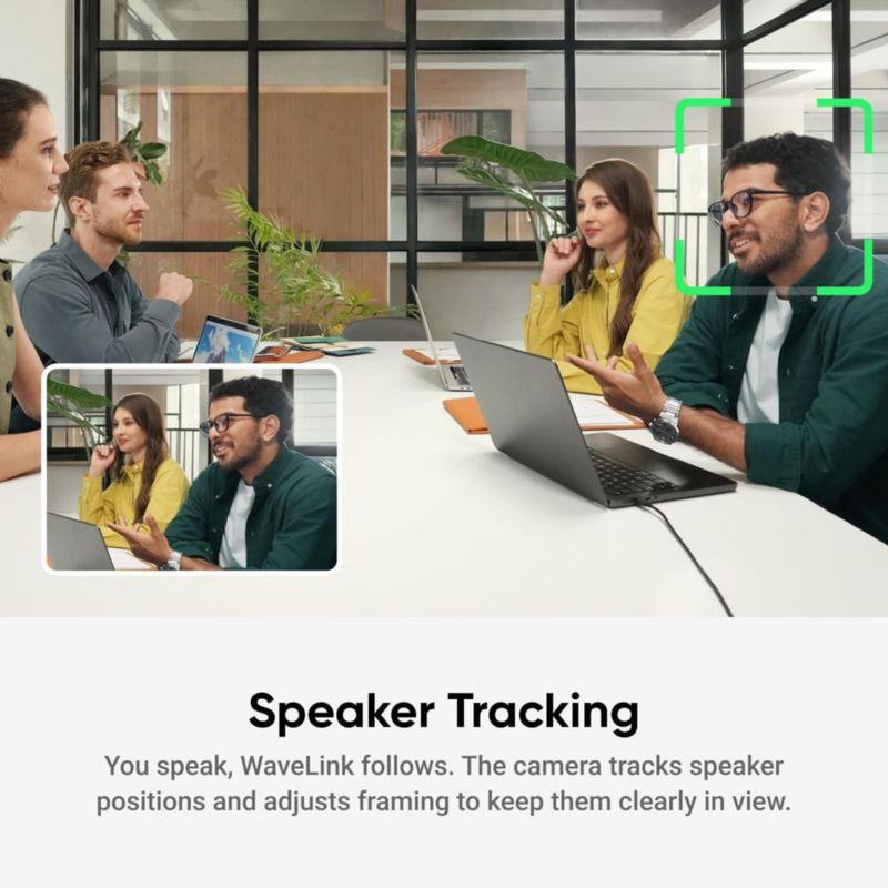 Altavoz con cámara para conferencias Insta360 WaveLink 4K con IA