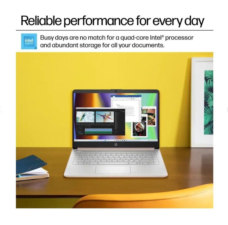 Laptop HP N150 14" LED 16 GB RAM 256 GB de almacenamiento Rose Gold