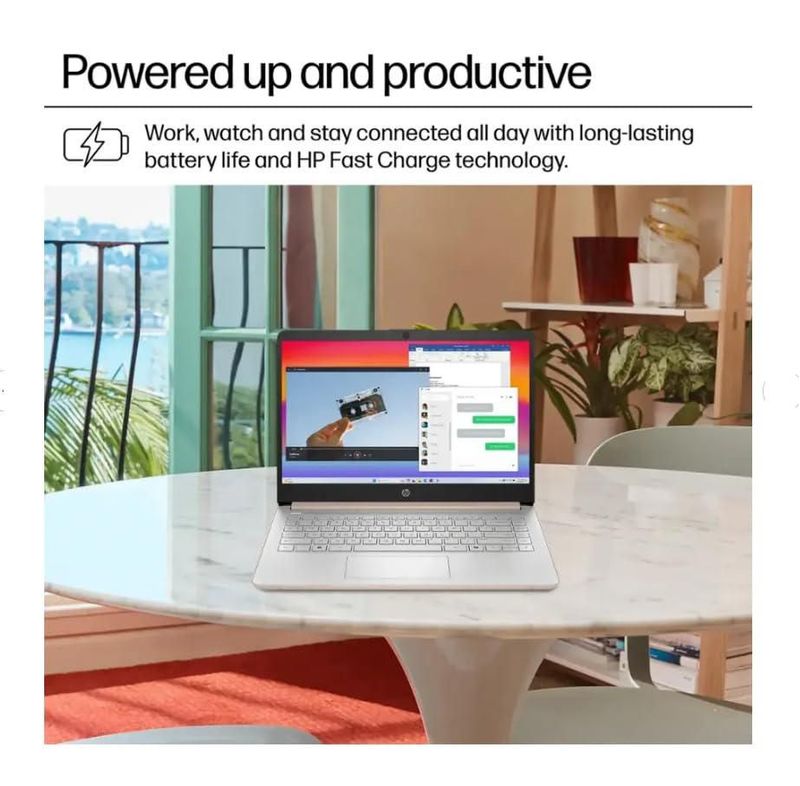 Laptop HP N150 14" LED 16 GB RAM 256 GB de almacenamiento Rose Gold