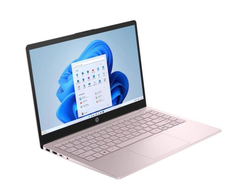 Laptop HP N150 de 14" HD 16 GB de RAM 128 GB SSD rosa Windows 11