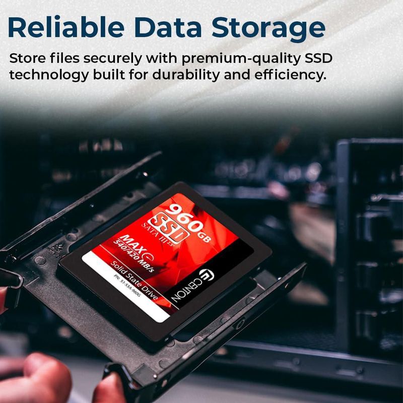 Unidad de estado sólido SSD Centon MP de 960 GB SATA III de 25"