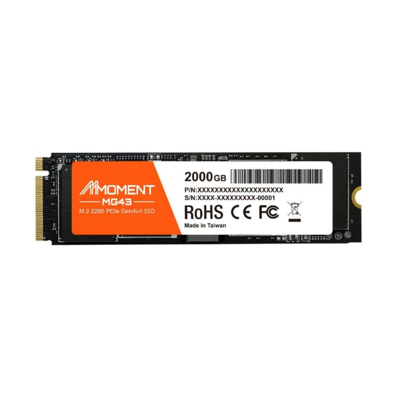 SSD MMOMENT MG43 2 TB M.2 2280 PCIe Gen4 NVMe