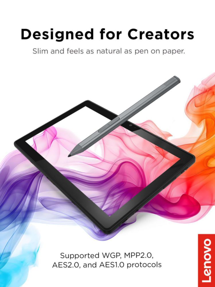 Lápiz capacitivo Lenovo Slim Pen Magnetic Precision para iPad y MacBook