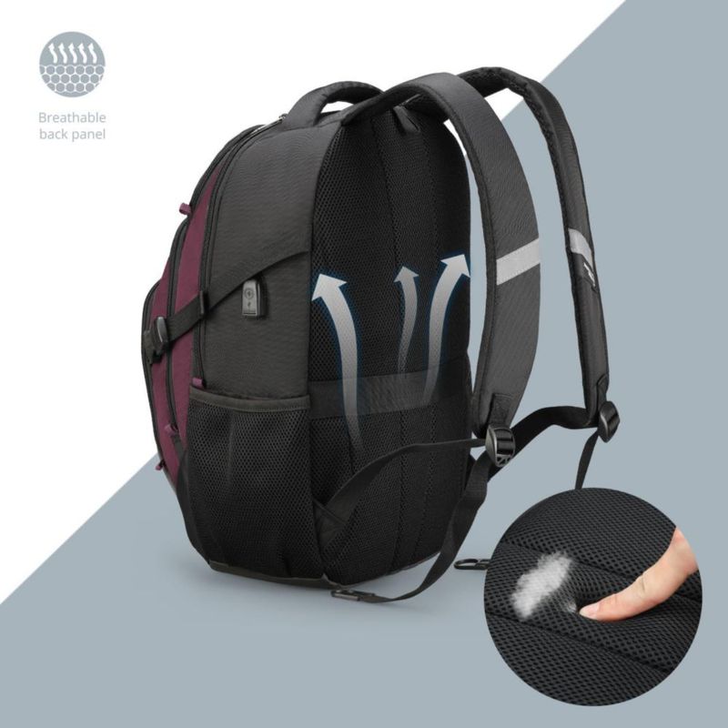 Mochila para portátil Swissdigital SD803-44 con puerto USB 31 L
