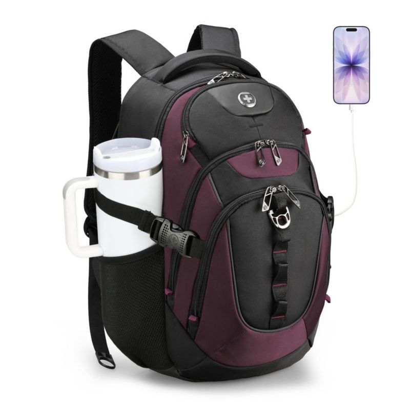Mochila para portátil Swissdigital SD803-44 con puerto USB 31 L
