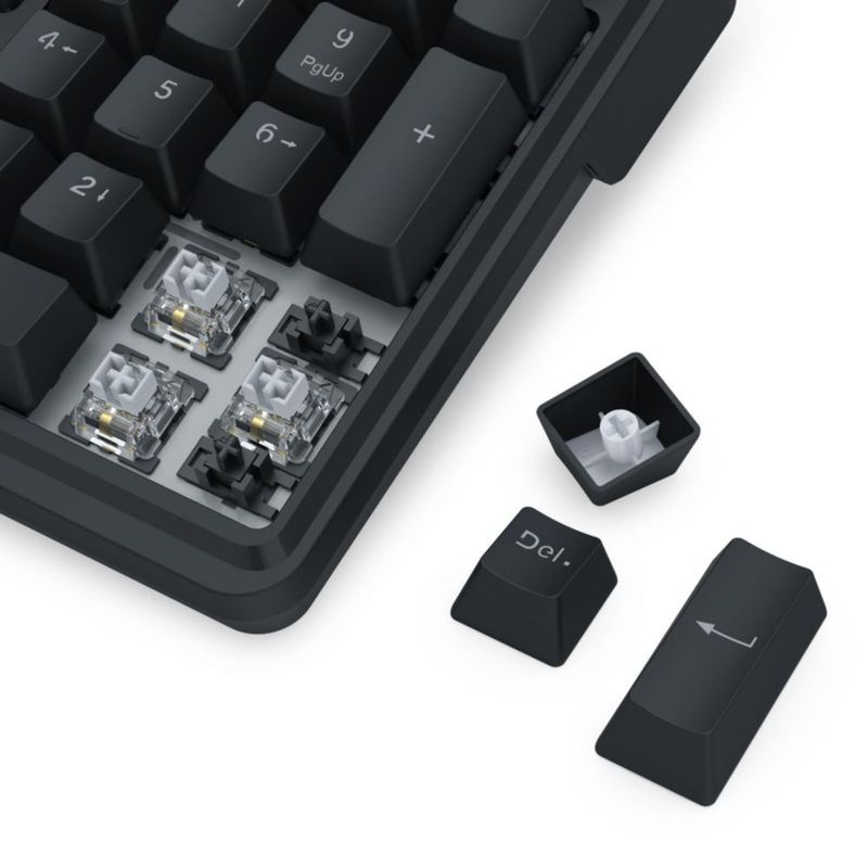 Teclado mecánico inalámbrico Redragon K762 RGB de 104 teclas