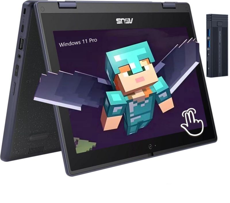 ASUS portátil 2 en 1 de 116" Intel N100 4 GB 256 GB SSD