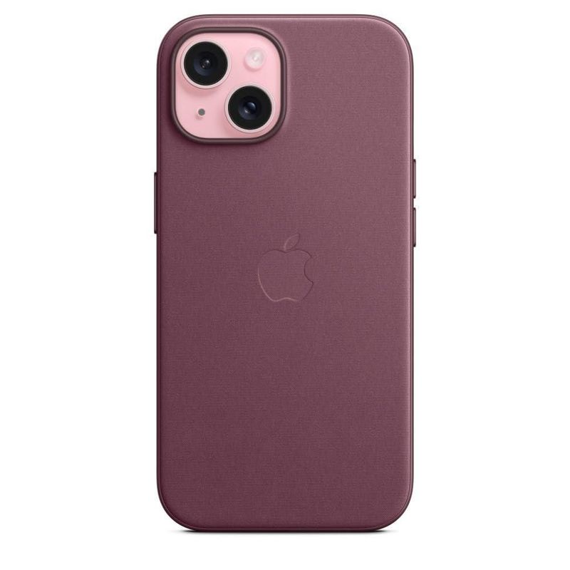 Funda FineWoven con MagSafe para iPhone 15 de Apple color mora