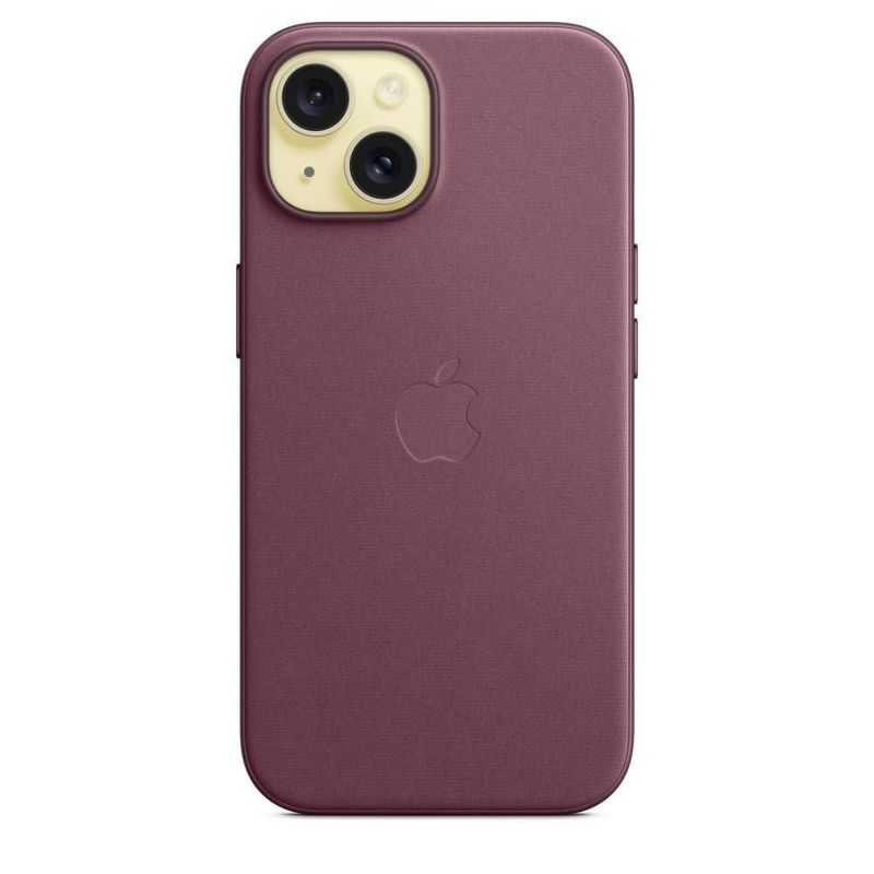 Funda FineWoven con MagSafe para iPhone 15 de Apple color mora