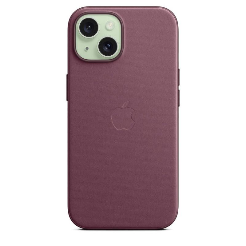 Funda FineWoven con MagSafe para iPhone 15 de Apple color mora
