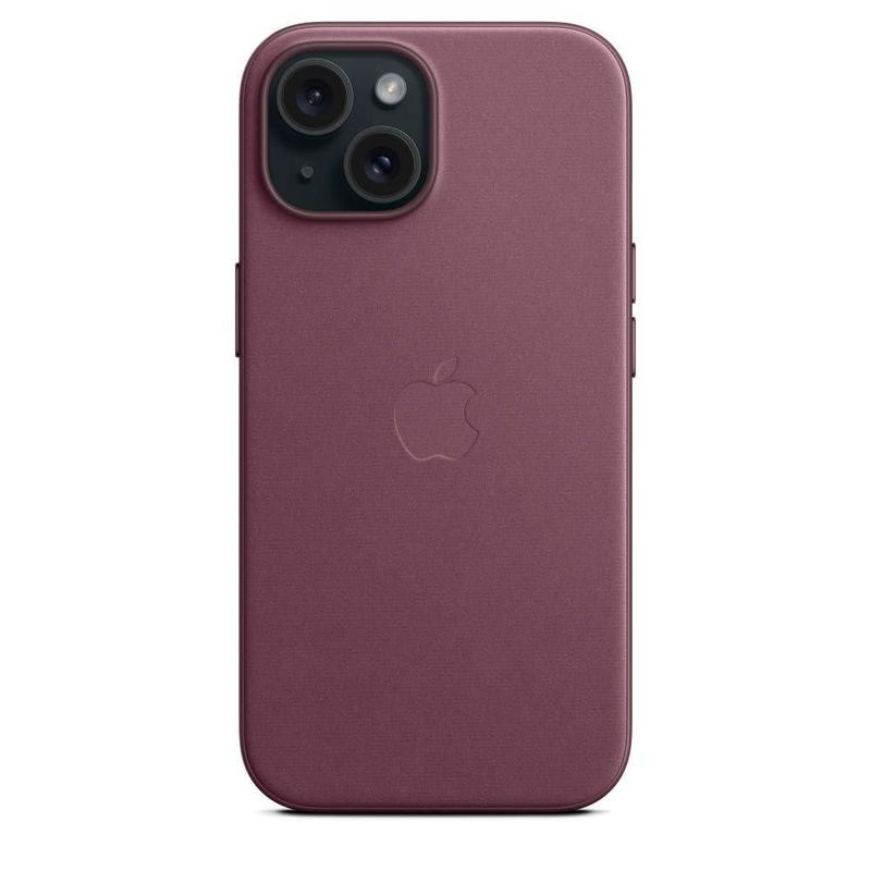 Funda FineWoven con MagSafe para iPhone 15 de Apple color mora