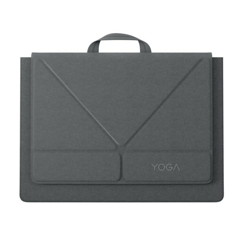 Funda para portátil Lenovo Yoga de 16" convertible con organizador gris