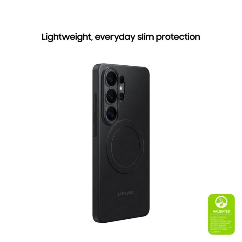 Funda magnética ultradelgada negra para Samsung Galaxy S26 Ultra