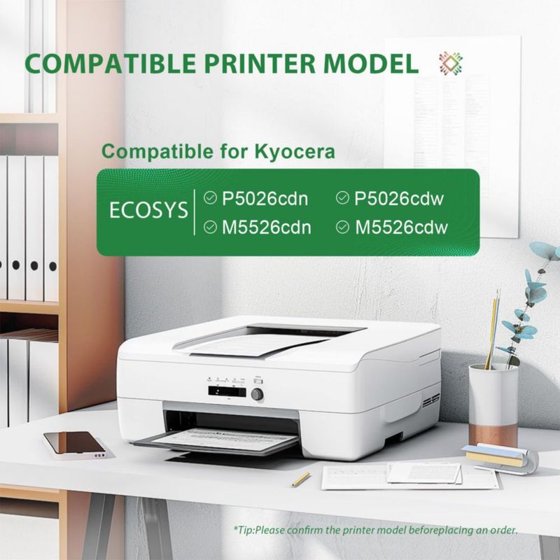 Cartucho de tóner compatible Derzio TK-5242 para Kyocera