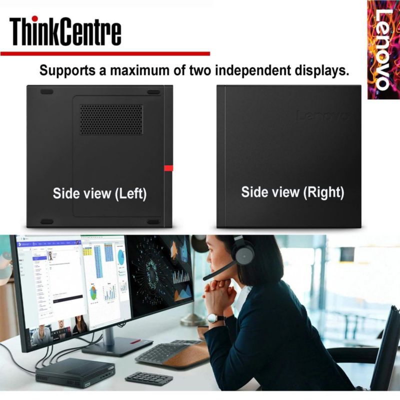 Desktop Lenovo ThinkCentre M625 AMD A4 16 GB 256 GB SSD Wi-Fi
