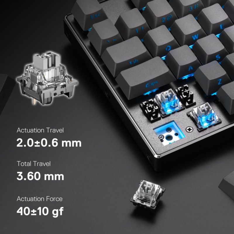 Teclado Mecánico Inalámbrico RGB Redragon K556 PRO