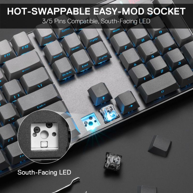 Teclado Mecánico Inalámbrico RGB Redragon K556 PRO