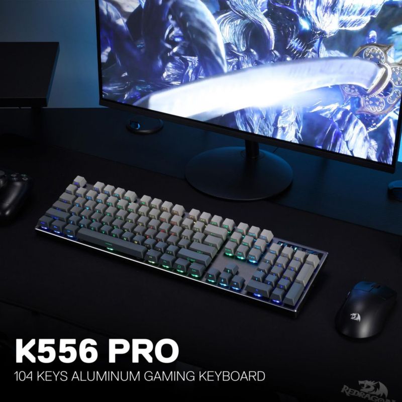 Teclado Mecánico Inalámbrico RGB Redragon K556 PRO