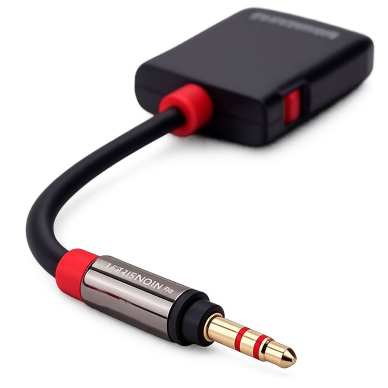 Adaptador xtreme pc gaming audio splitter 3.5mm 1 a 2 control volumen
