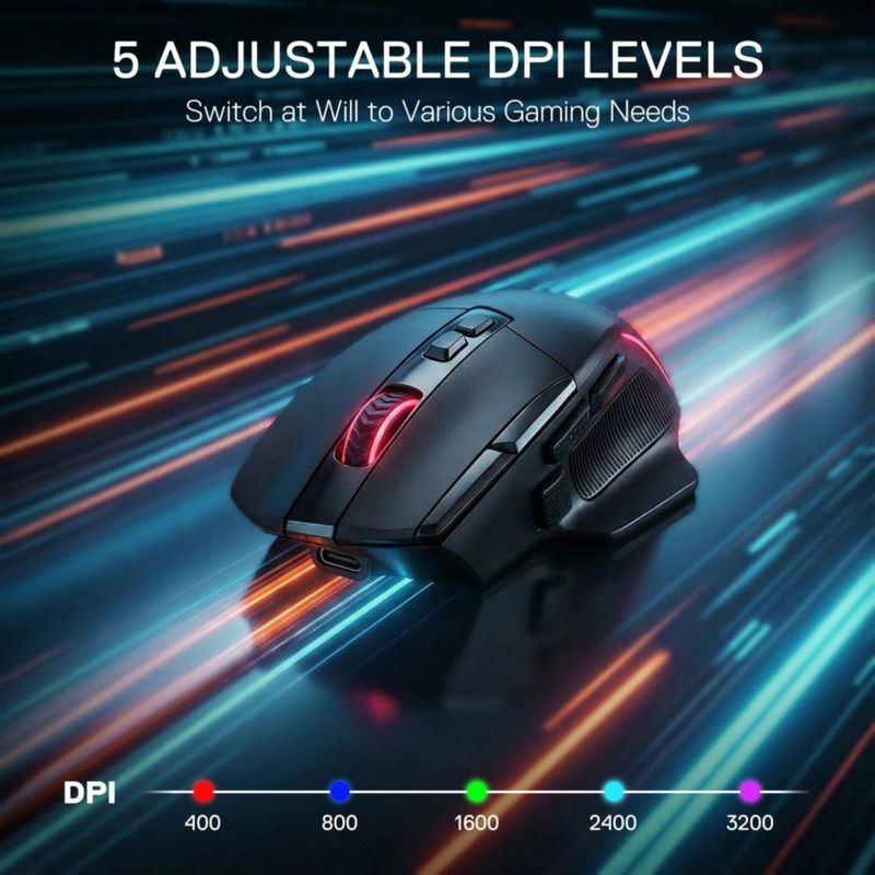 Mouse gamer inalámbrico Redragon M925 PRO 26000 DPI RGB