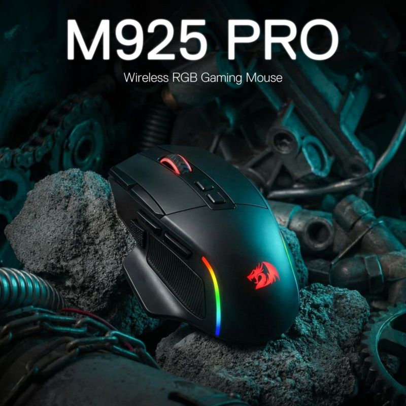 Mouse gamer inalámbrico Redragon M925 PRO 26000 DPI RGB