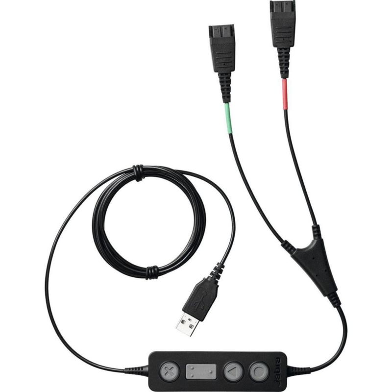 Cable Jabra Link 265 USB/QD para capacitación negro