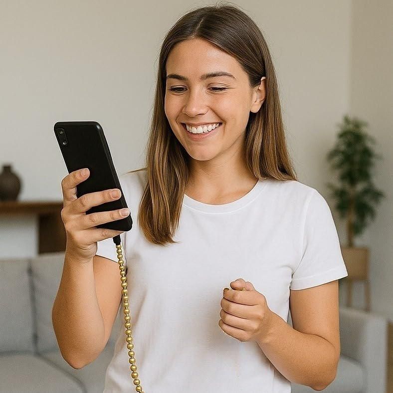 Cable cargador para celular MyfavoriteK 2 en 1 USB-C de 1 m dorado