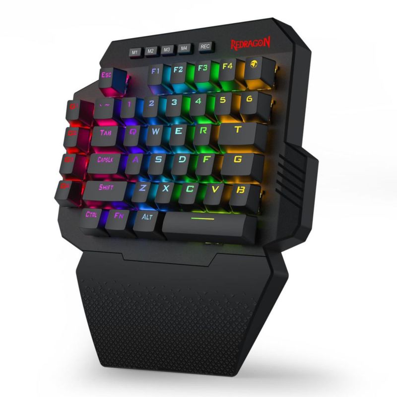 Teclado mecánico RGB alámbrico de una mano Redragon K758