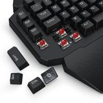 Teclado mecánico RGB alámbrico de una mano Redragon K758