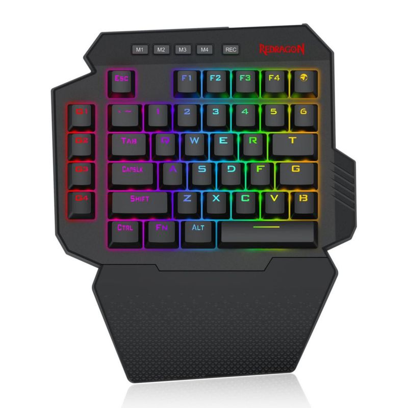 Teclado mecánico RGB alámbrico de una mano Redragon K758