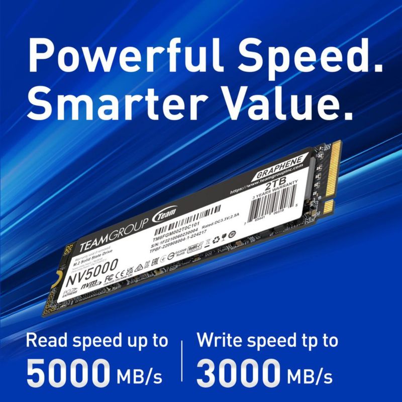 SSD TEAMGROUP NV5000 500 GB NVMe PCIe Gen4x4 M.2