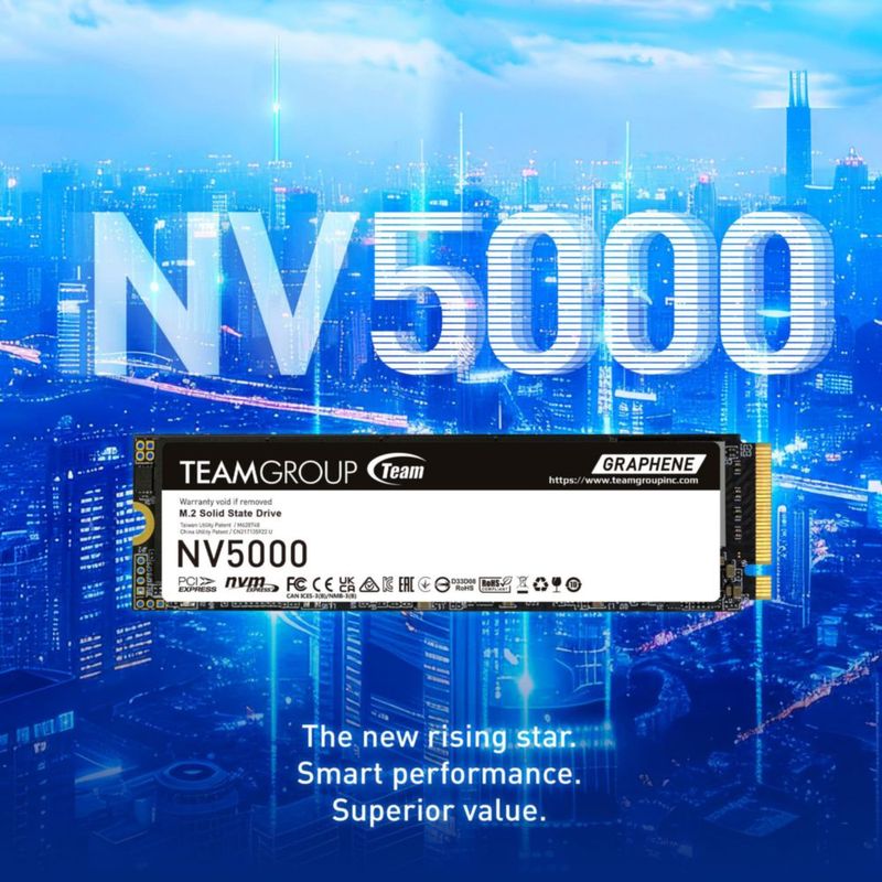 SSD TEAMGROUP NV5000 500 GB NVMe PCIe Gen4x4 M.2