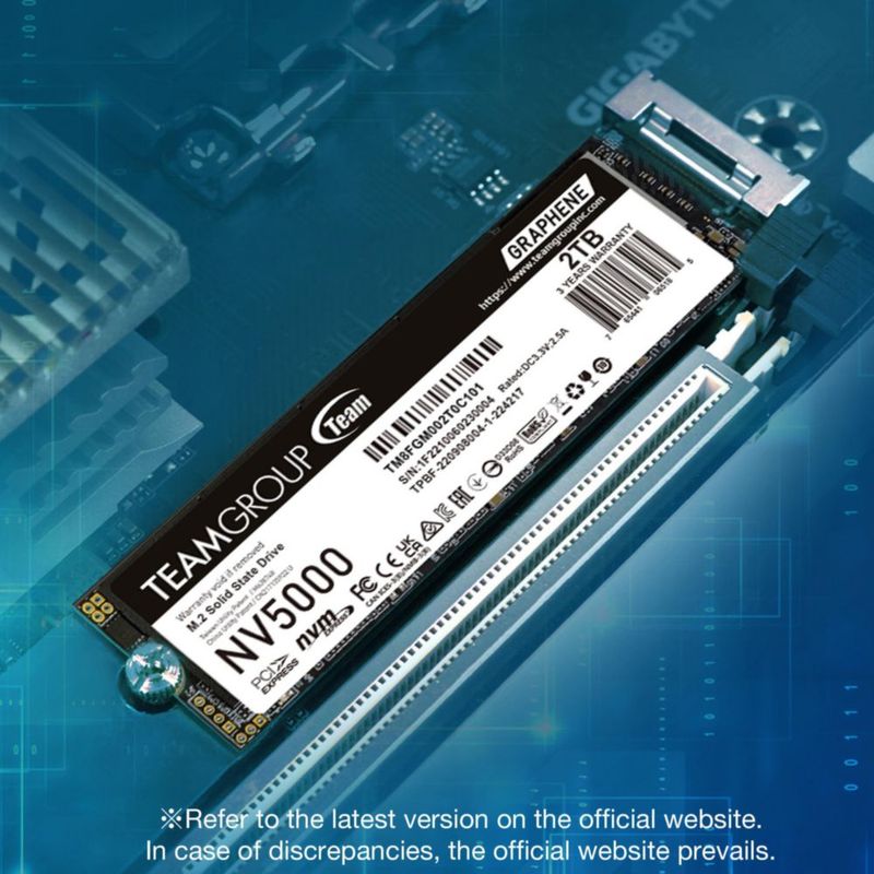 SSD TEAMGROUP NV5000 500 GB NVMe PCIe Gen4x4 M.2