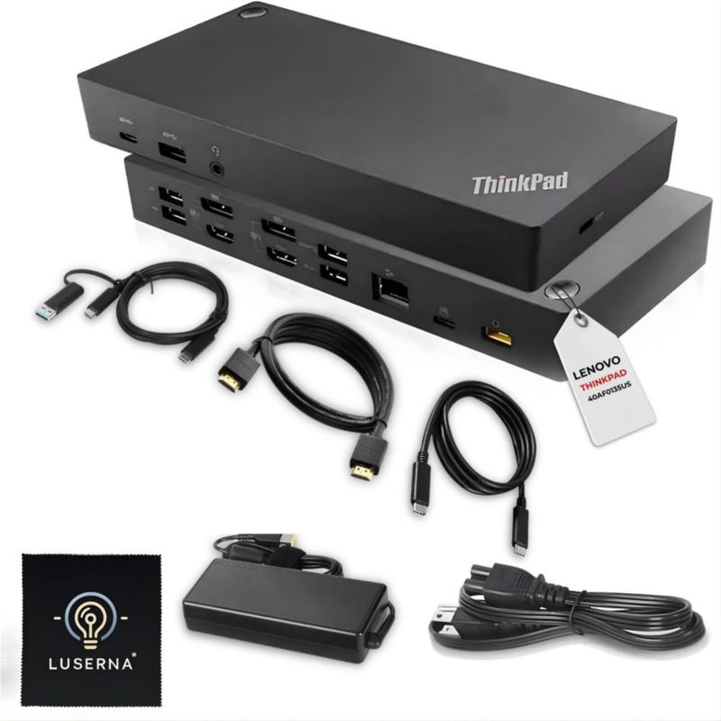 Estación de acoplamiento Luserna 40AF0135US para dos monitores USB-C y USB-A
