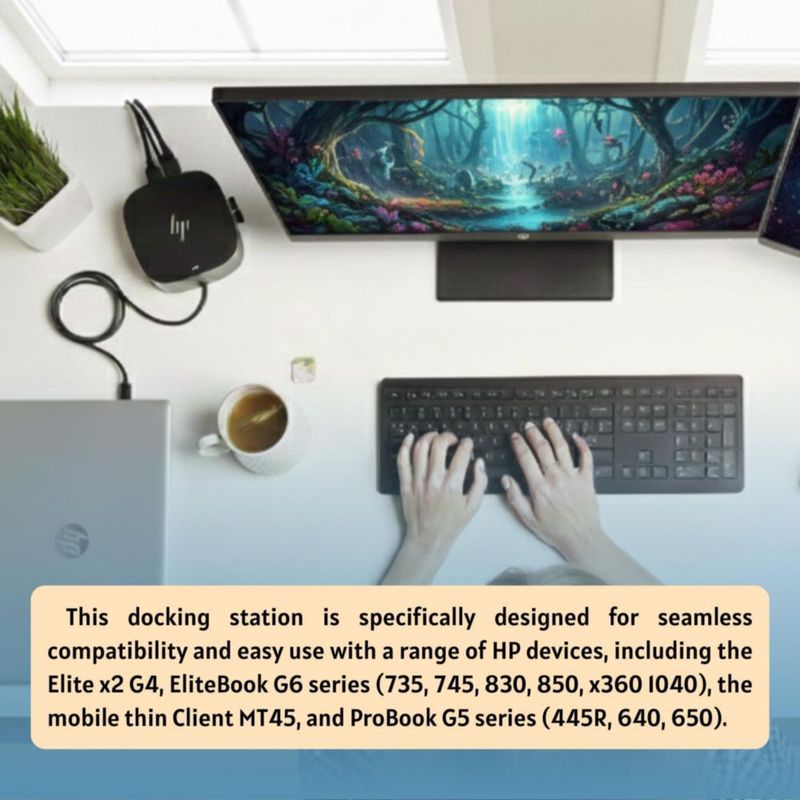 Docking Station Luserna 5TW10AA USB-C para dos monitores 120W