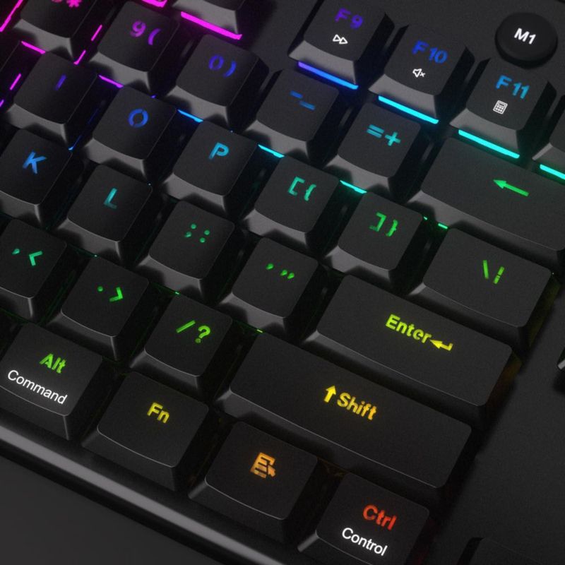 Teclado Redragon K618 PRO inalámbrico RGB mecánico