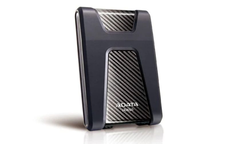 ADATA Disco Duro Externo HDD HD650, 1 TB, Negro USB 3.1,Contra Polvo y