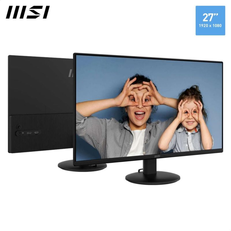 MSI PRO MP272L Monitor de oficina FHD de 27 pulgadas, panel IPS de 192