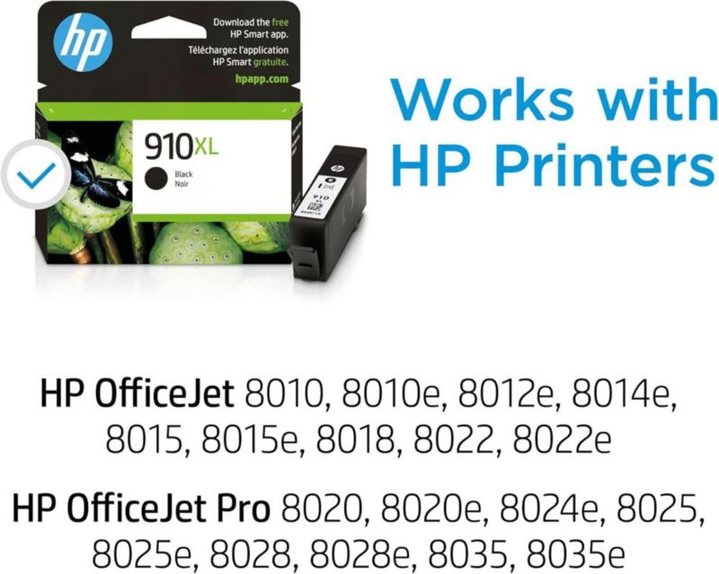 Paquete de cartuchos de tinta HP 910XL negro + 910 CMY de 3 unidades