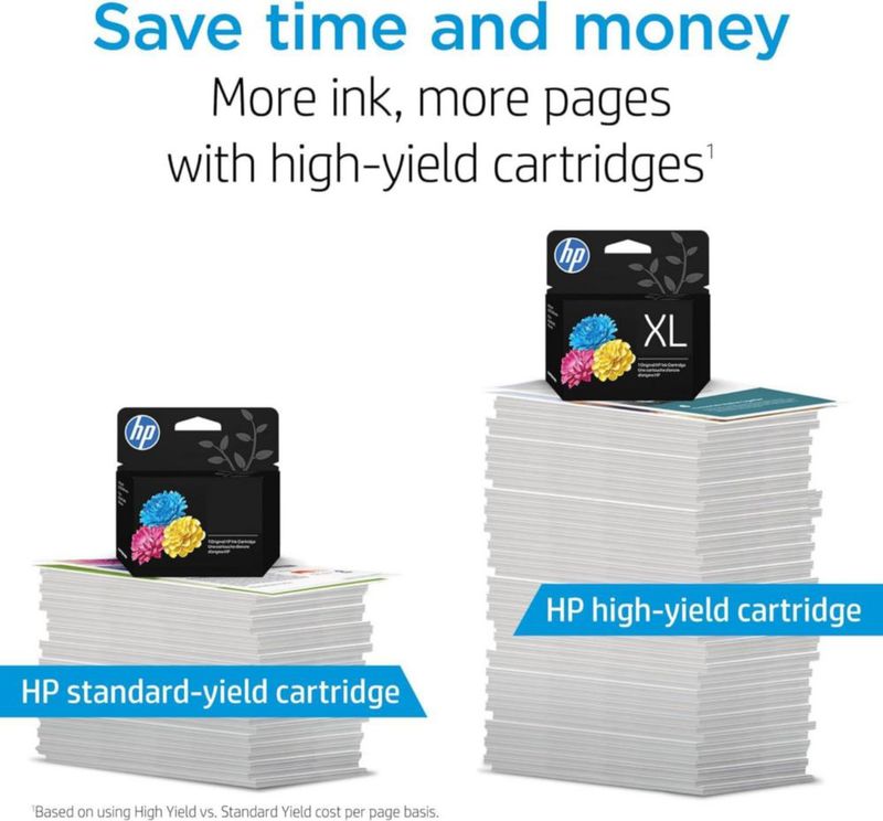 Paquete de cartuchos de tinta HP 62XL negro + 62 tricolor