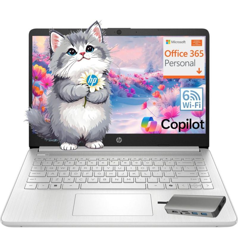 Laptop HP 14" Intel N150 16 GB RAM 128 GB SSD Windows 11