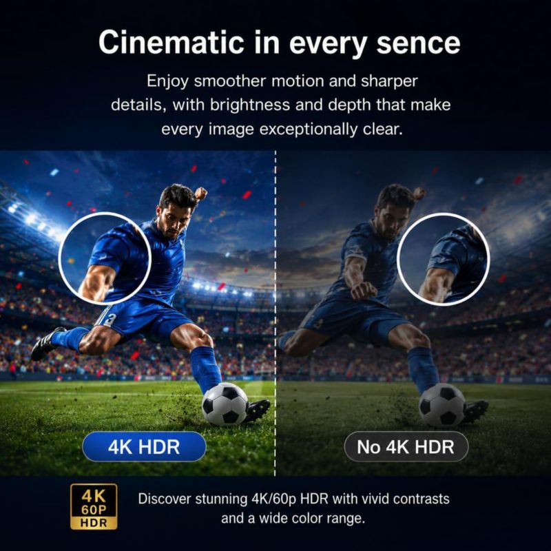 Adaptador de pantalla inalámbrico EZCast Ultra U2 4K WiFi 6 HDR