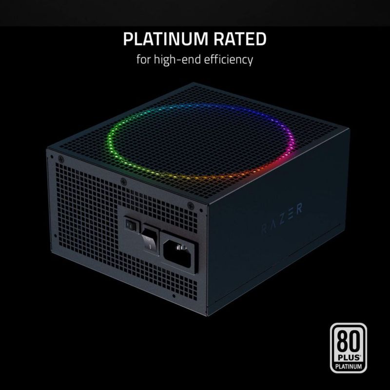 Fuente de alimentación Razer Katana 850W modular con ventilador RGB Platinum