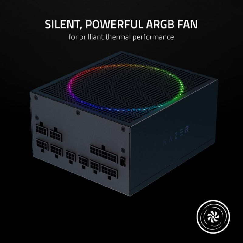 Fuente de alimentación Razer Katana 850W modular con ventilador RGB Platinum