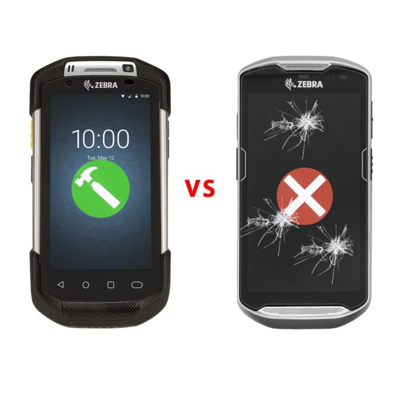 CARPSDZY Protector de pantalla de vidrio templado de 5 piezas para Zebra Symbol TC70 TC70X TC72 TC75 TC75X TC77 computadora móvil portátil con escáner