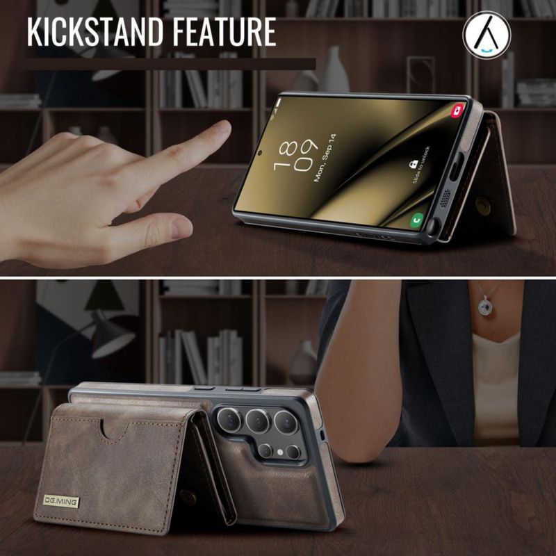 Funda para Samsung Galaxy S25 Ultra Oidealo de cuero con billetera